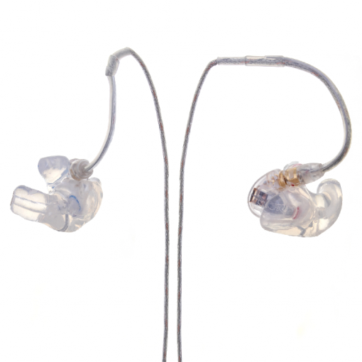 Clear custom tips for earphones