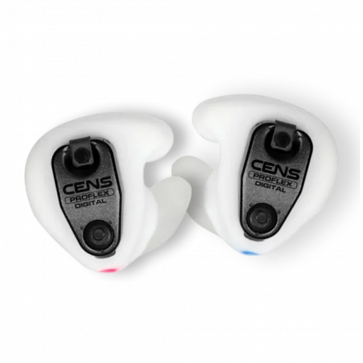 White CENS ProFlex DX1 shooting earplugs